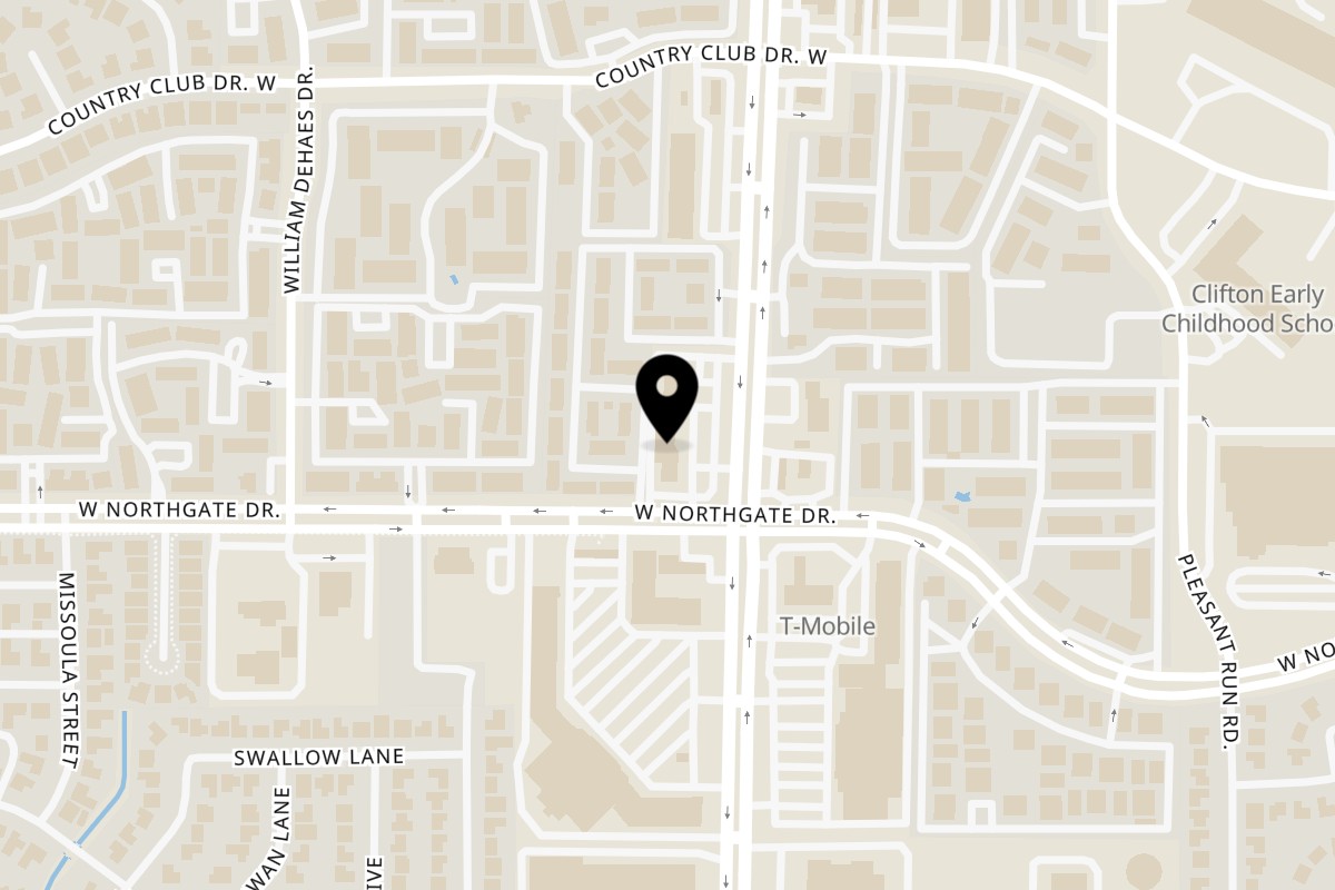 Map showing the location of CAFEMANDU - Flavors of Nepal on 3711 N Belt Line Rd in Irving